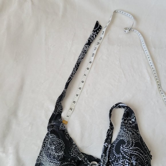 ☀️ Aqua Funky Design Print Bikini Top - Picture 9 of 13